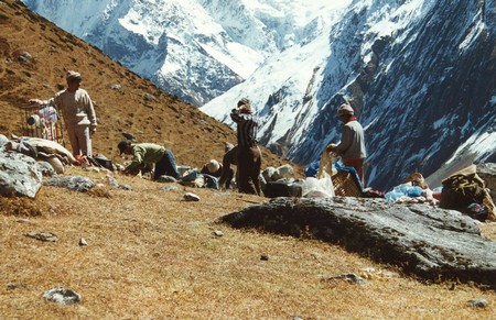 The first Manaslu Circuit