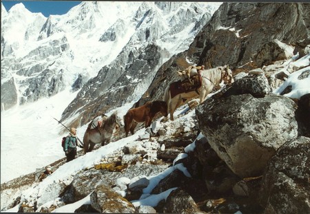 The first Manaslu Circuit