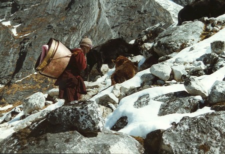 The first Manaslu Circuit