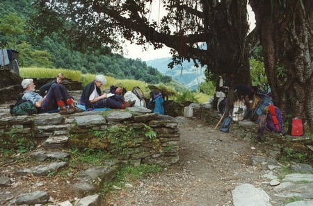 The first Manaslu Circuit