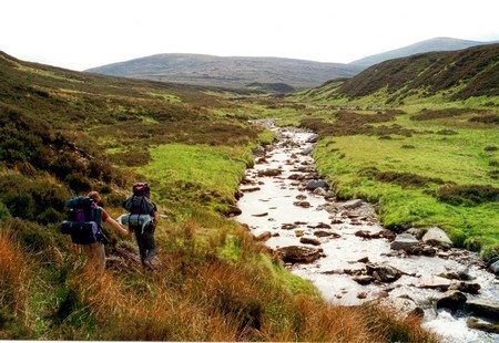 Scotland; coast to coast without paths