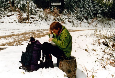 A winter hike in the Vercors, France
