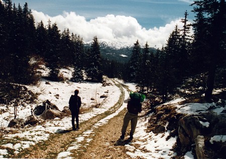 A winter hike in the Vercors, France