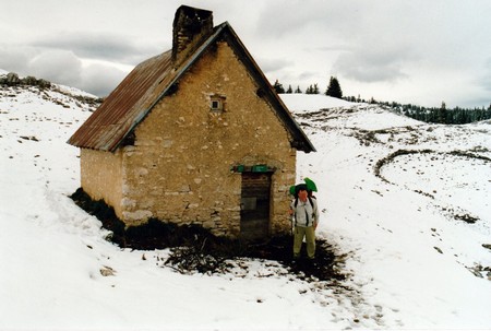 A winter hike in the Vercors, France